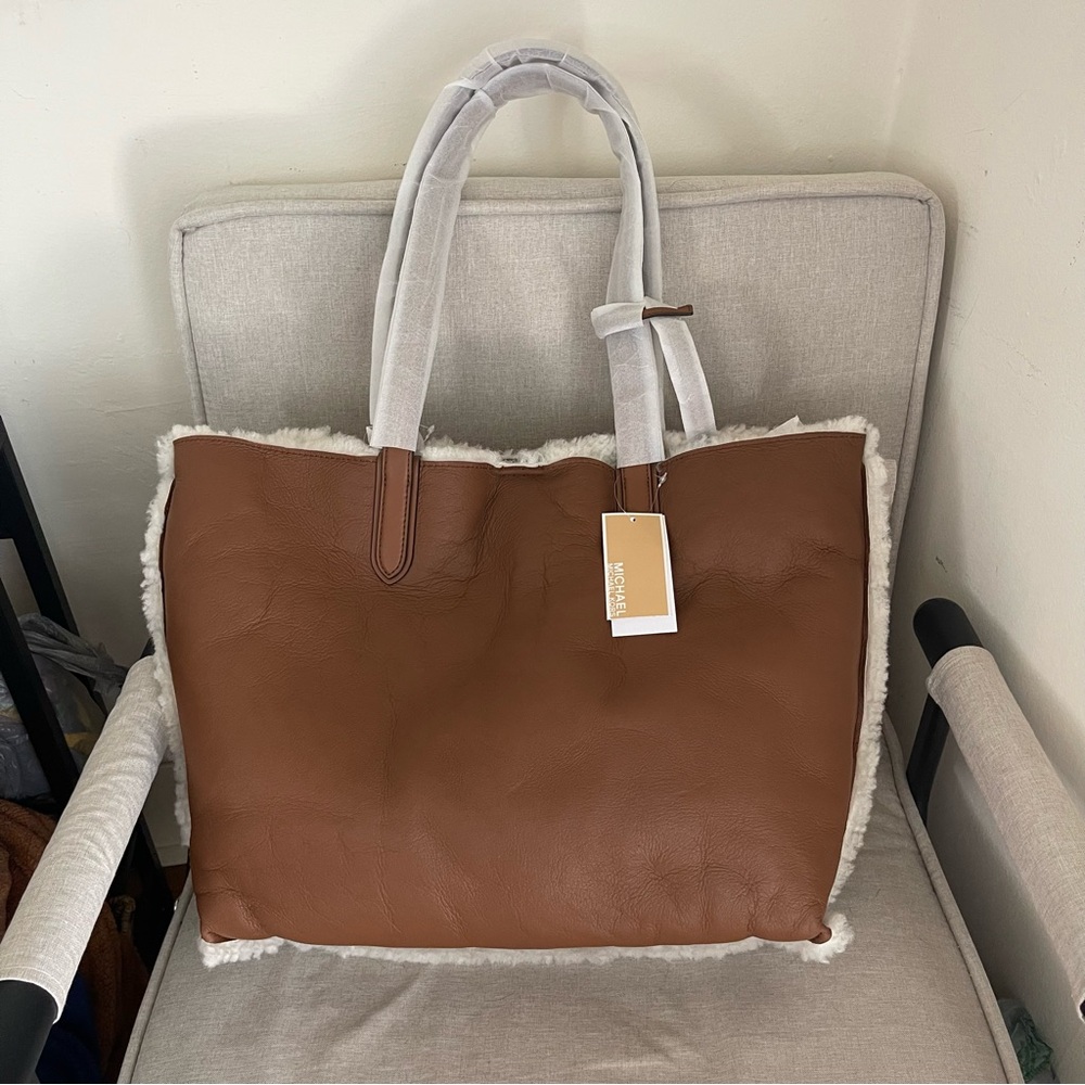 Brown Leather Tote Bag